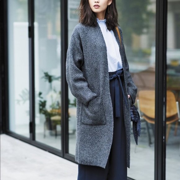 Uniqlo Sweaters - Uniqlo Tweed Knitted Sweater